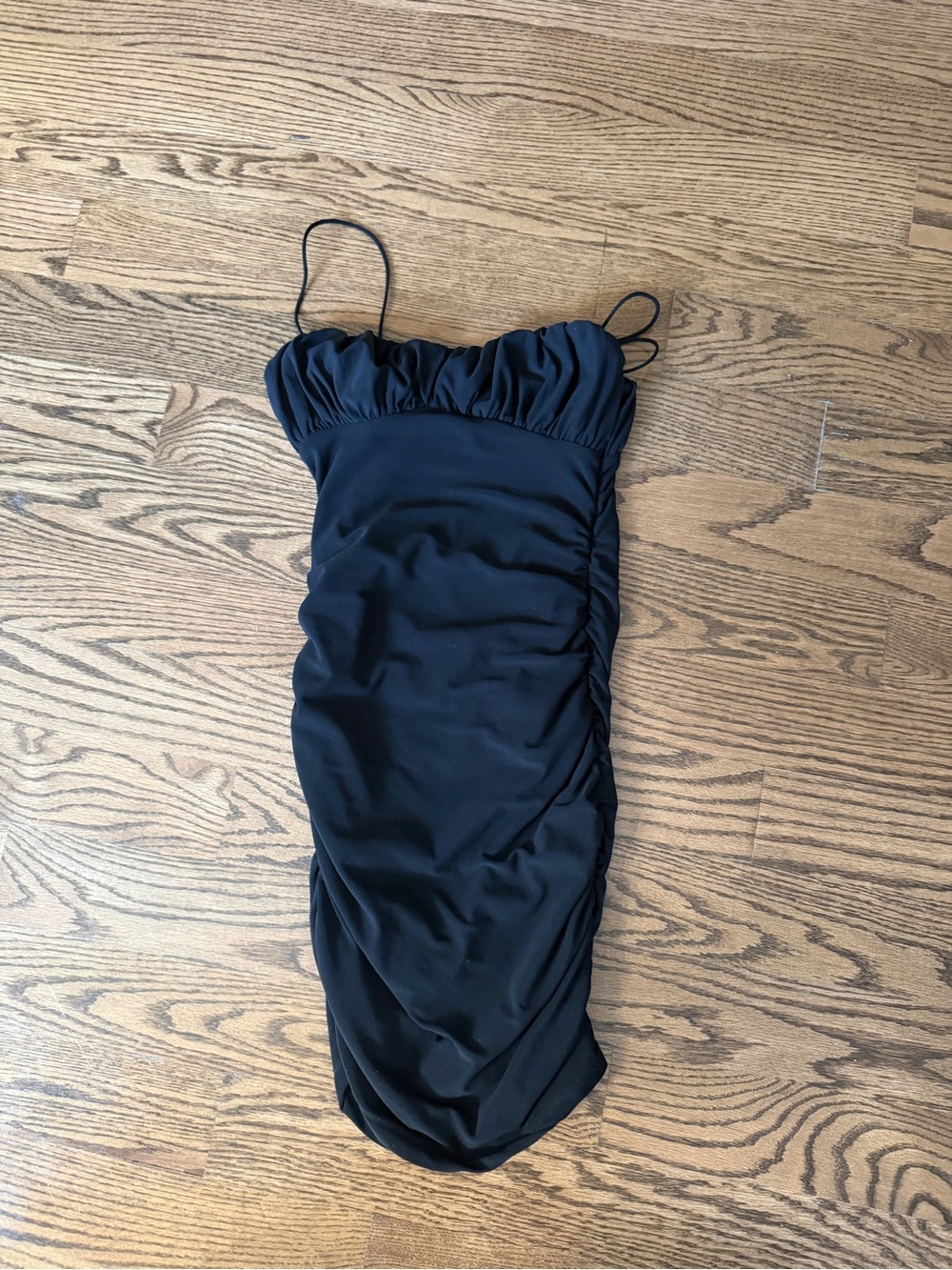 Princess Polly Black Dress Label Detail